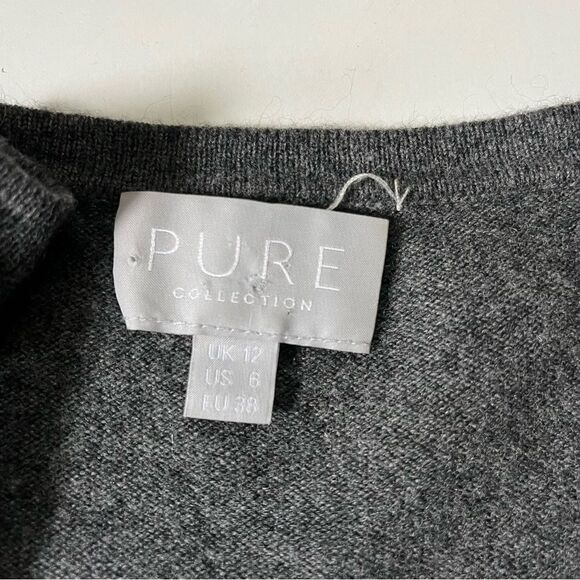 Pure Collection Cashmere Wool Cardigan 6 - Picture 3 of 8